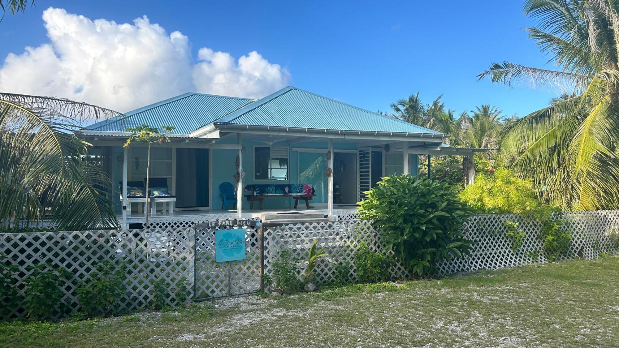 Le Fare Bleu Tiputa Rangiroa Apartment Ngoại thất bức ảnh